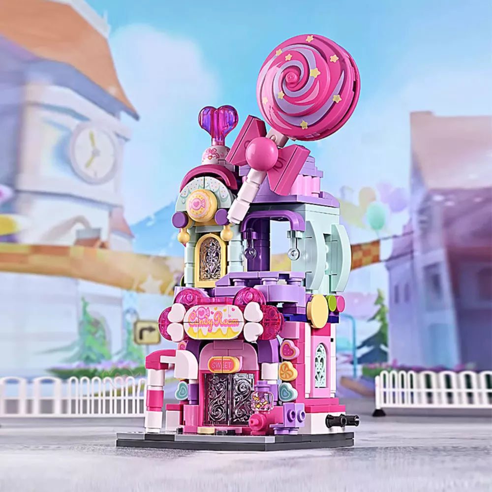 Keeppley Building Block Toys - Pink Candy Store