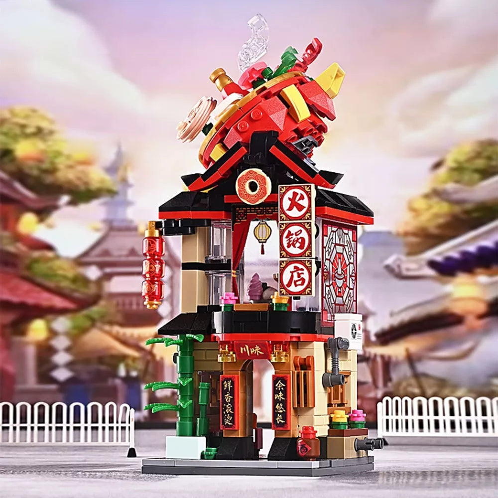 Keeppley Building Block Toys - Hot Pot Restaurant