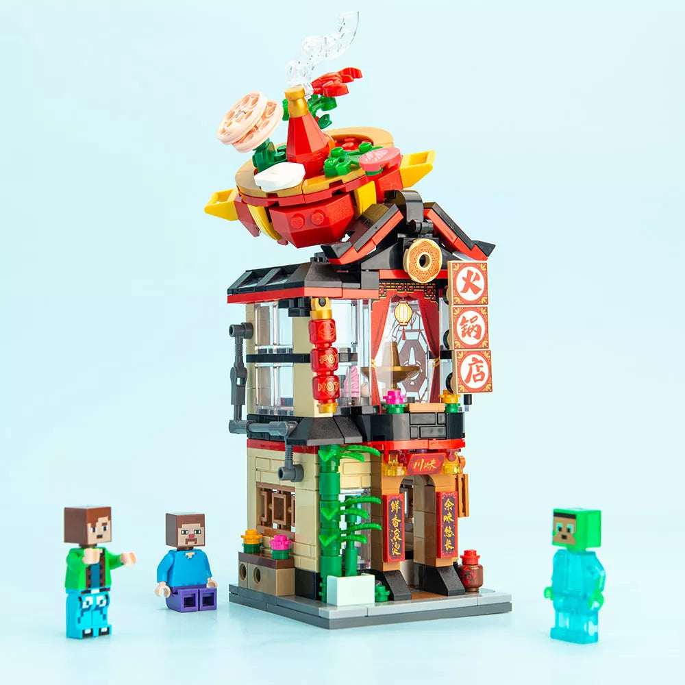Keeppley Building Block Toys - Hot Pot Restaurant