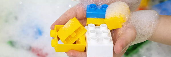 How to clean and disinfect plastic toy blocks at home