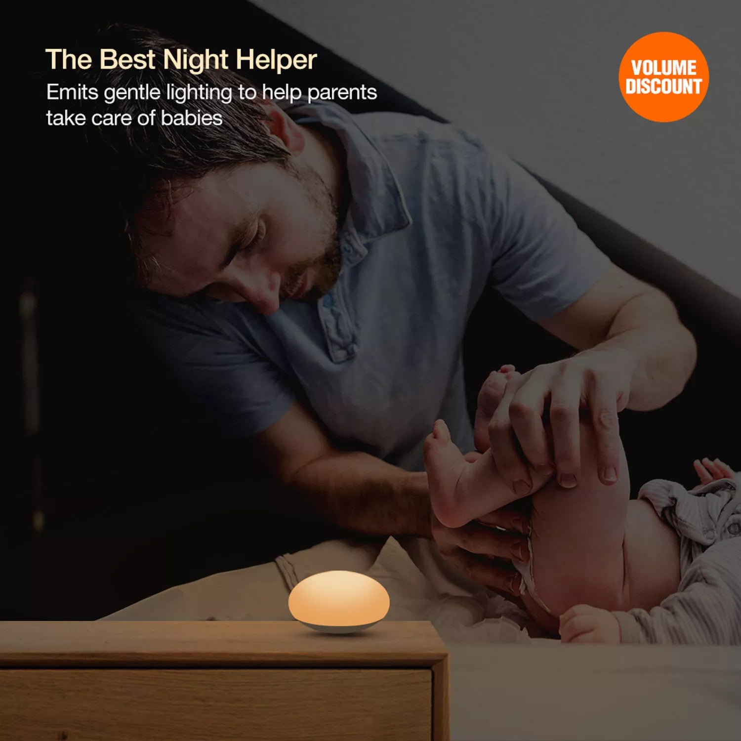 Fravita Handy Baby Night Light – Effortless Lighting for Peaceful