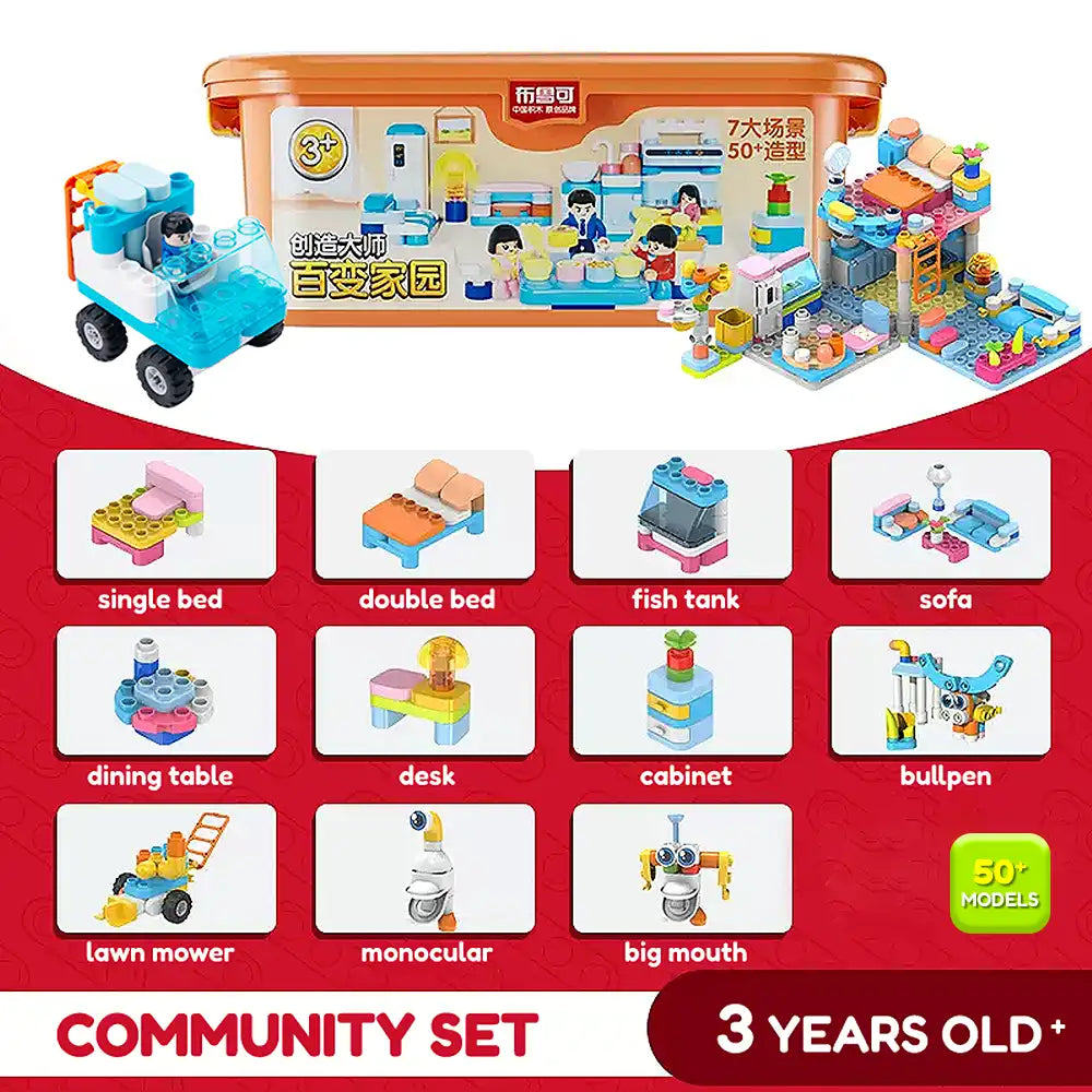 BLOKS Building Toys Craft Master Collection – Community set