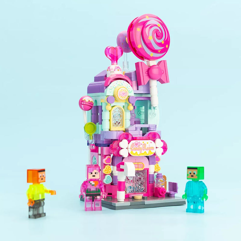Keeppley Building Block Toys - Pink Candy Store